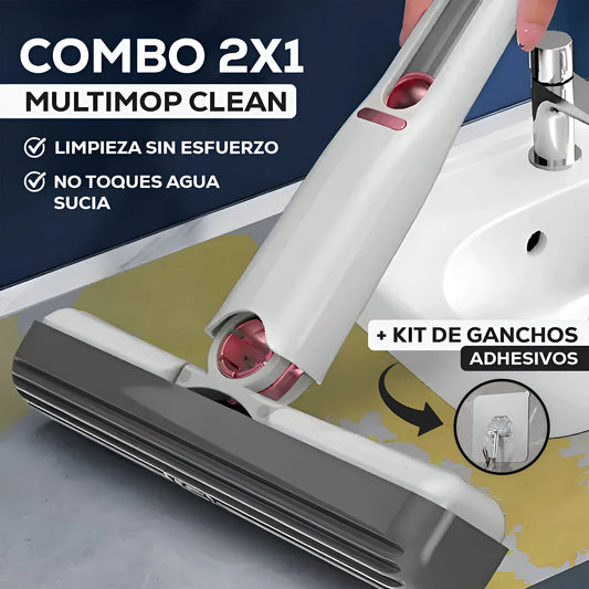 𝗖𝗼𝗺𝗯𝗼 𝟮𝗫𝟭 𝗠𝘂𝗹𝘁𝗶𝗠𝗼𝗽 𝗖𝗹𝗲𝗮𝗻®: 𝗣𝗼𝗱𝗲𝗿 𝗱𝗲 𝗹𝗶𝗺𝗽𝗶𝗲𝘇𝗮 𝗲𝗻 𝘀𝗲𝗴𝘂𝗻𝗱𝗼𝘀