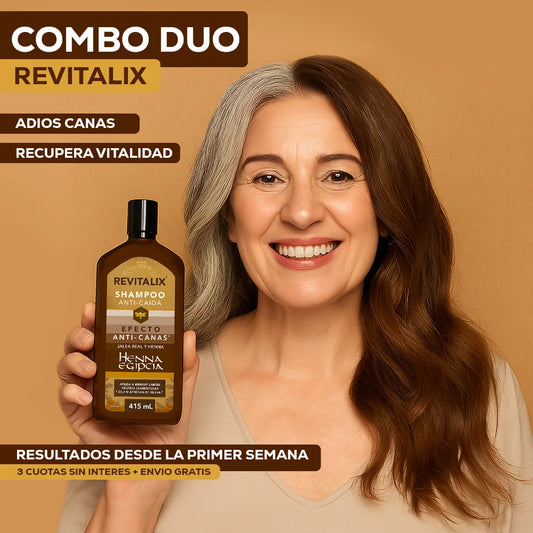 𝗖𝗼𝗺𝗯𝗼 𝗗𝗨𝗢 𝗥𝗲𝘃𝗶𝘁𝗮𝗹𝗶𝘅®: 𝗖𝗮𝗯𝗲𝗹𝗹𝗼 𝗷𝗼𝘃𝗲𝗻 𝘆 𝘀𝗶𝗻 𝗰𝗮𝗻𝗮𝘀
