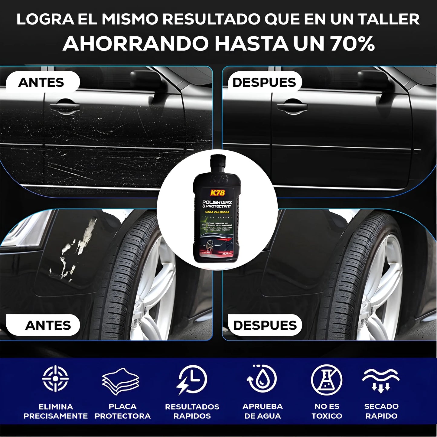 𝗞𝗶𝘁 𝗣𝗿𝗲𝗺𝗶𝘂𝗺 𝗣𝗼𝗹𝗶𝘀𝗵𝗪𝗮𝘅®: 𝗘𝗹𝗶𝗺𝗶𝗻𝗮 𝗥𝗮𝘆𝗼𝗻𝗲𝘀 𝘆 𝗣𝗿𝗼𝘁𝗲𝗴𝗲 𝗮𝗹 𝗜𝗻𝘀𝘁𝗮𝗻𝘁𝗲